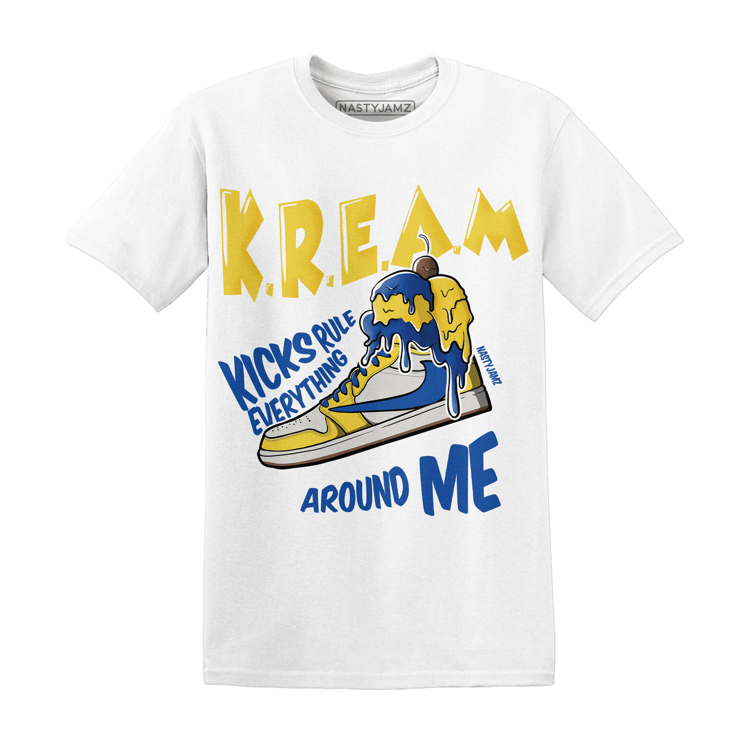 Low OG Canary TVSC 1s T Shirt Match Kream Sneaker - NastyJamz