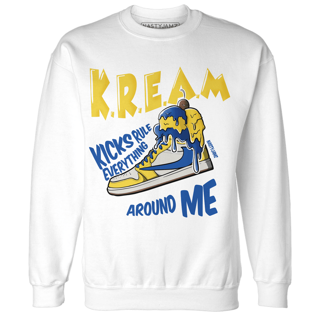 Low OG Canary TVSC 1s Sweatshirt Match Kream Sneaker - NastyJamz