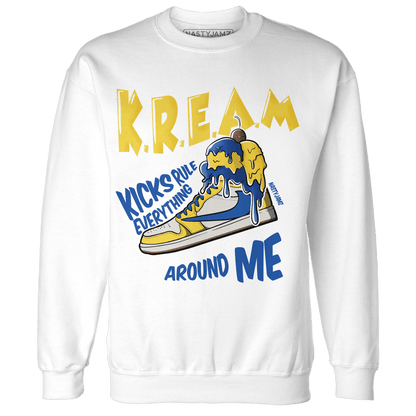 Low OG Canary TVSC 1s Sweatshirt Match Kream Sneaker - NastyJamz