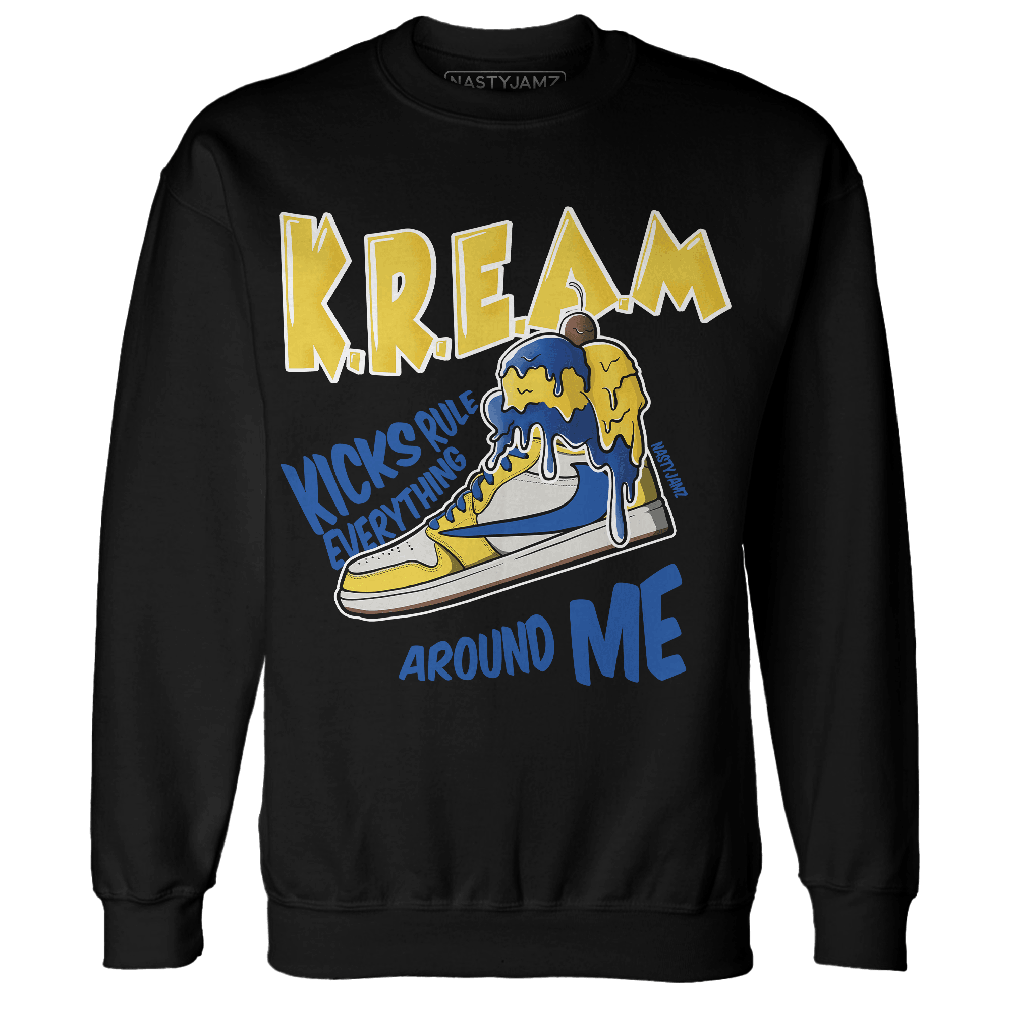 Low OG Canary TVSC 1s Sweatshirt Match Kream Sneaker - NastyJamz