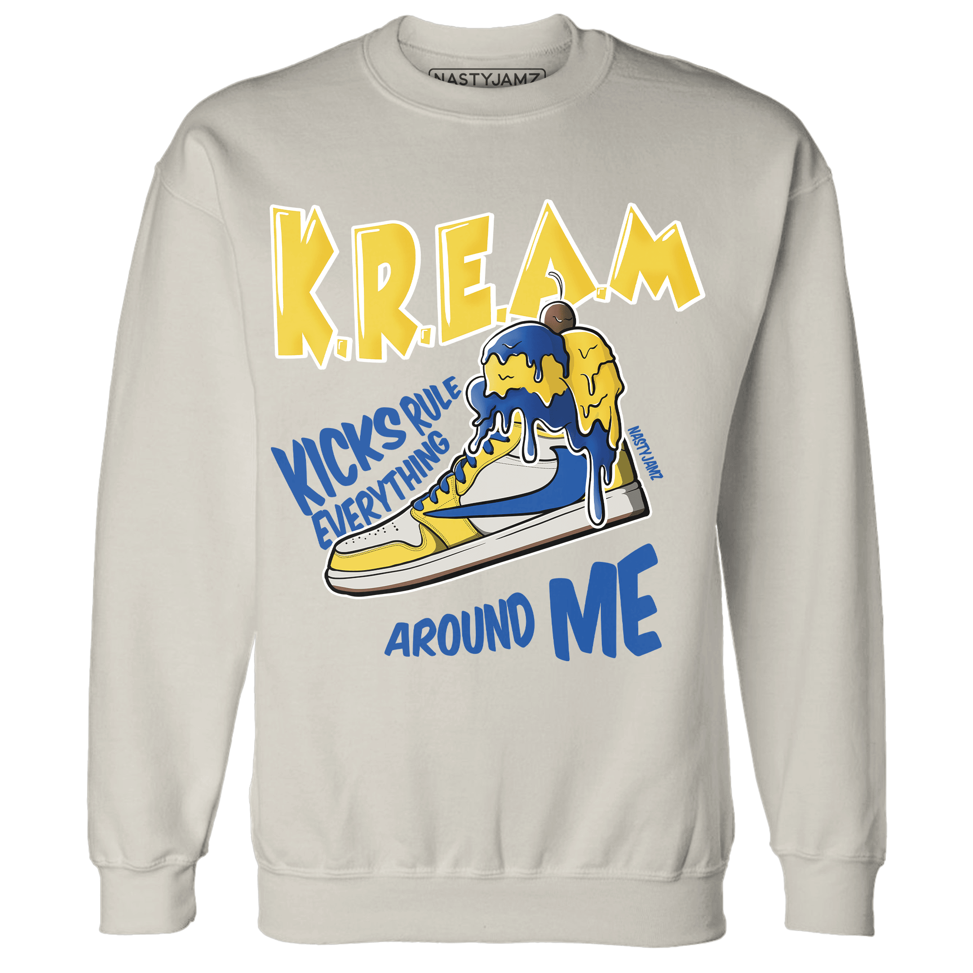 Low OG Canary TVSC 1s Sweatshirt Match Kream Sneaker - NastyJamz