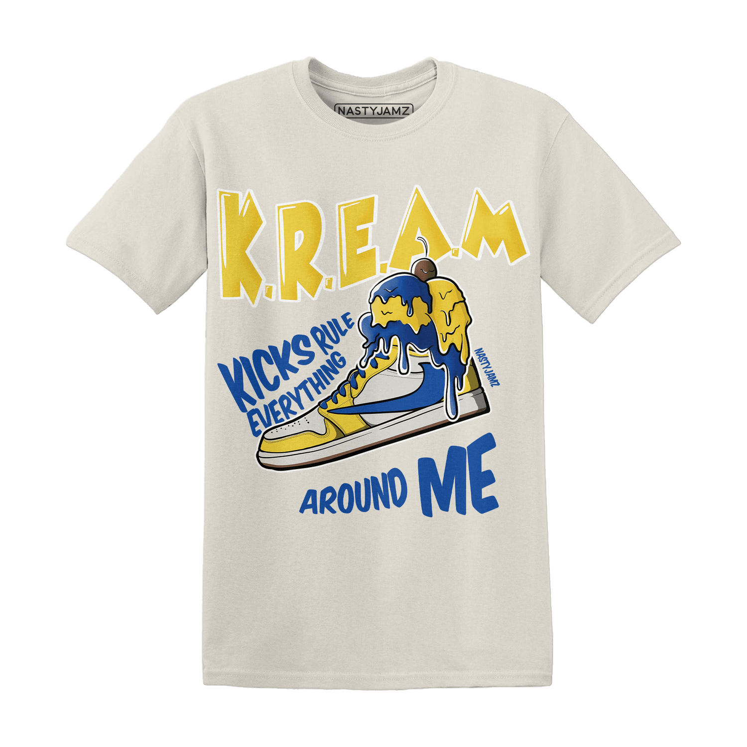 Low OG Canary TVSC 1s T Shirt Match Kream Sneaker - NastyJamz