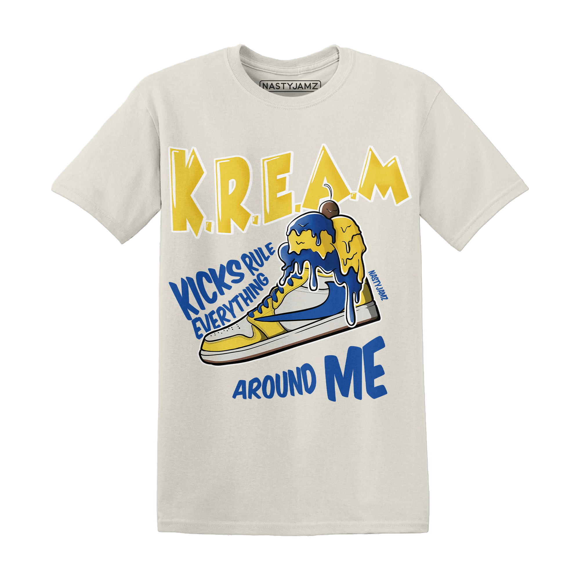 Low OG Canary TVSC 1s T Shirt Match Kream Sneaker - NastyJamz