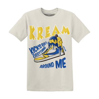 Low OG Canary TVSC 1s T Shirt Match Kream Sneaker - NastyJamz
