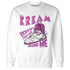 GS Hyper Violet 4s Sweatshirt Match Kream Sneaker - NastyJamz