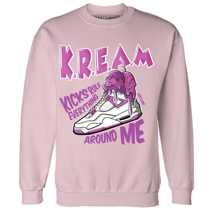 GS Hyper Violet 4s Sweatshirt Match Kream Sneaker - NastyJamz
