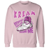 GS Hyper Violet 4s Sweatshirt Match Kream Sneaker - NastyJamz