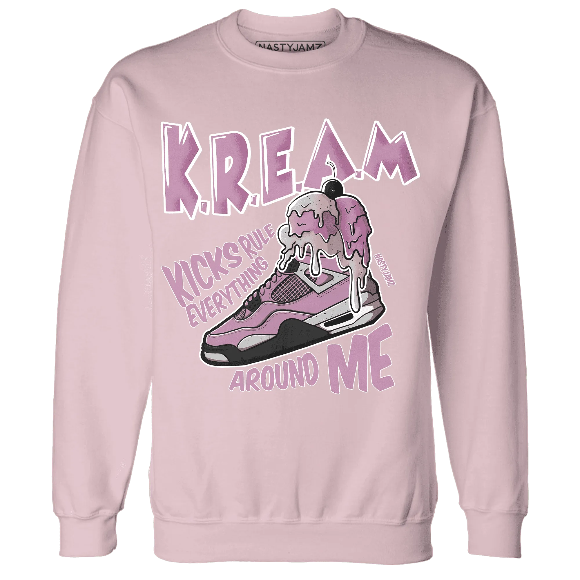 Orchid-Neutral-Grey-Black-White-4s-Sweatshirt-Match-Kream-Sneaker