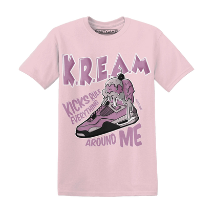 Orchid-Neutral-Grey-Black-White-4s-T-Shirt-Match-Kream-Sneaker