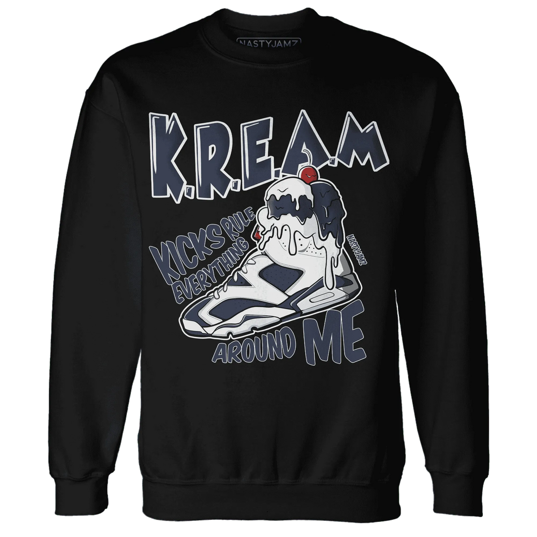 White-Navy-6s-Sweatshirt-Match-Kream-Sneaker