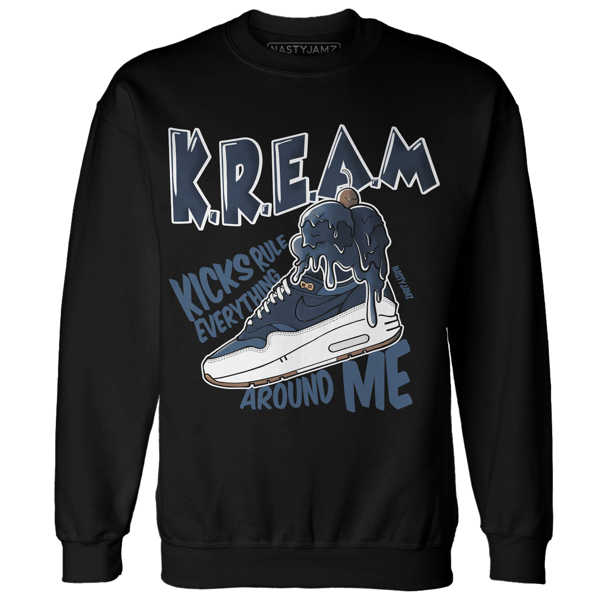 AM 1 86 Jackie RBS Sweatshirt Match Kream Sneaker - NastyJamz