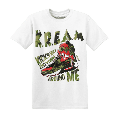 AM-90-Dark-Sage-Solar-Red-T-Shirt-Match-Kream-Sneaker