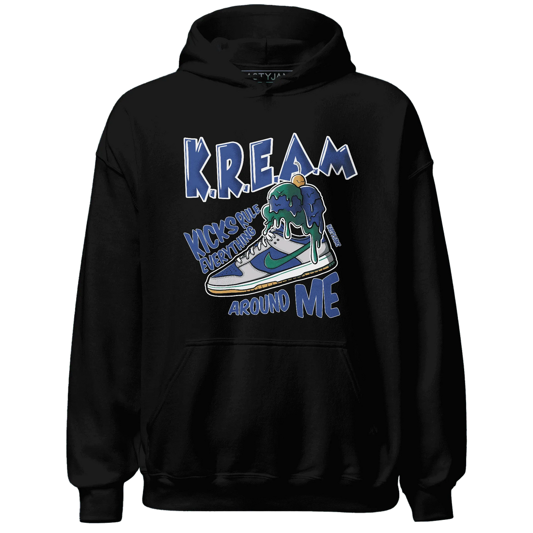 Dunk-Hyper-Royal-Malachite-Hoodie-Match-Kream-Sneaker