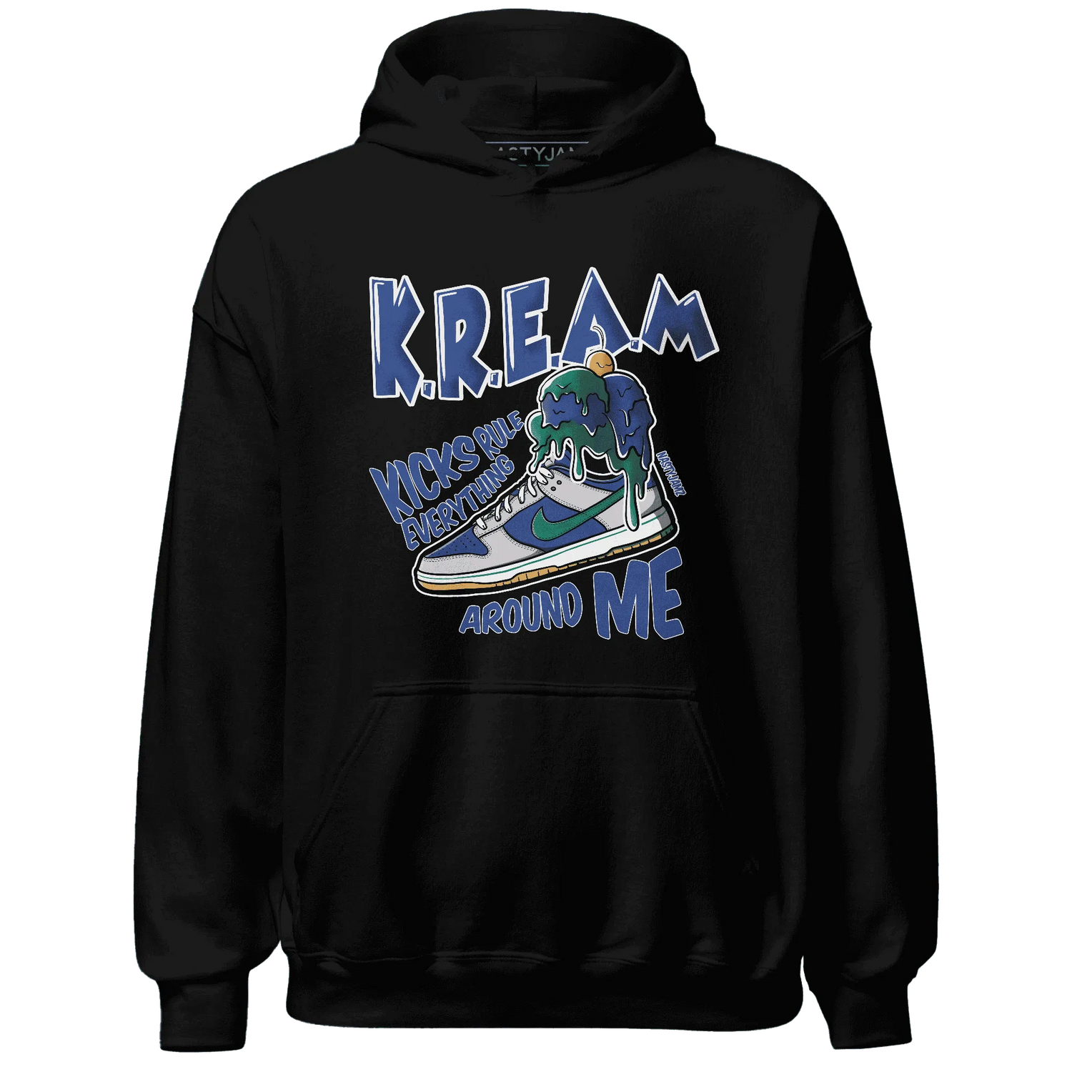 Dunk-Hyper-Royal-Malachite-Hoodie-Match-Kream-Sneaker