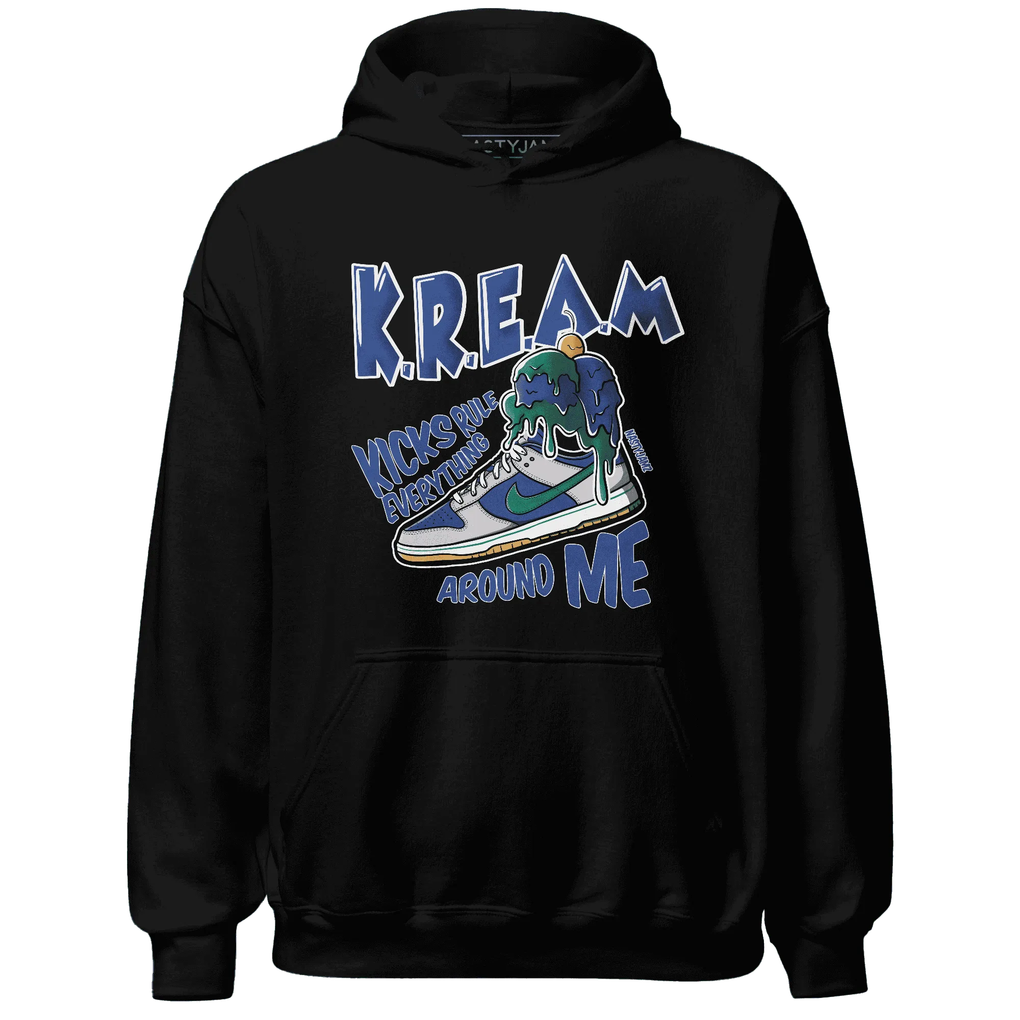 Dunk-Hyper-Royal-Malachite-Hoodie-Match-Kream-Sneaker