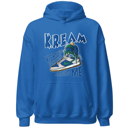 Dunk-Hyper-Royal-Malachite-Hoodie-Match-Kream-Sneaker