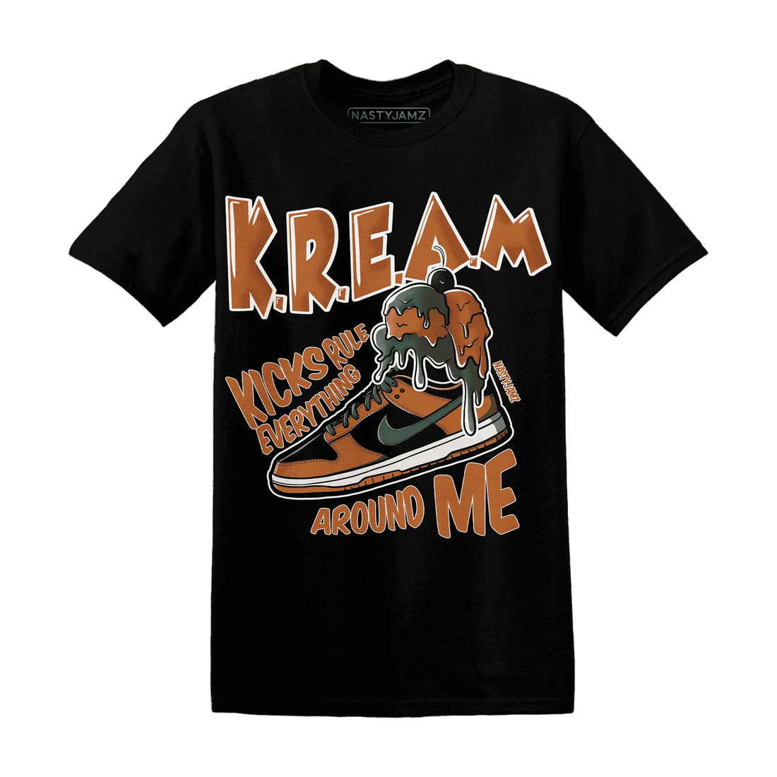 Dunk-Low-Ceramic-T-Shirt-Match-Kream-Sneaker