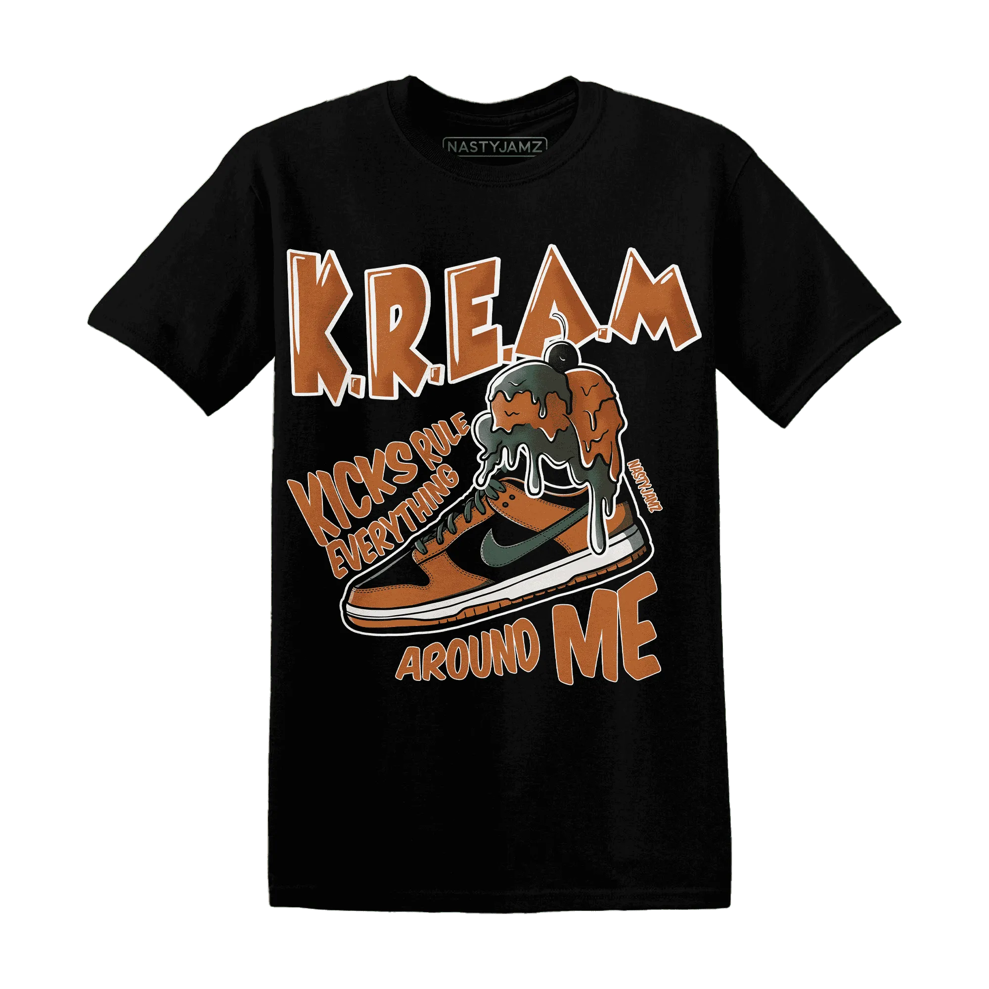 Dunk-Low-Ceramic-T-Shirt-Match-Kream-Sneaker