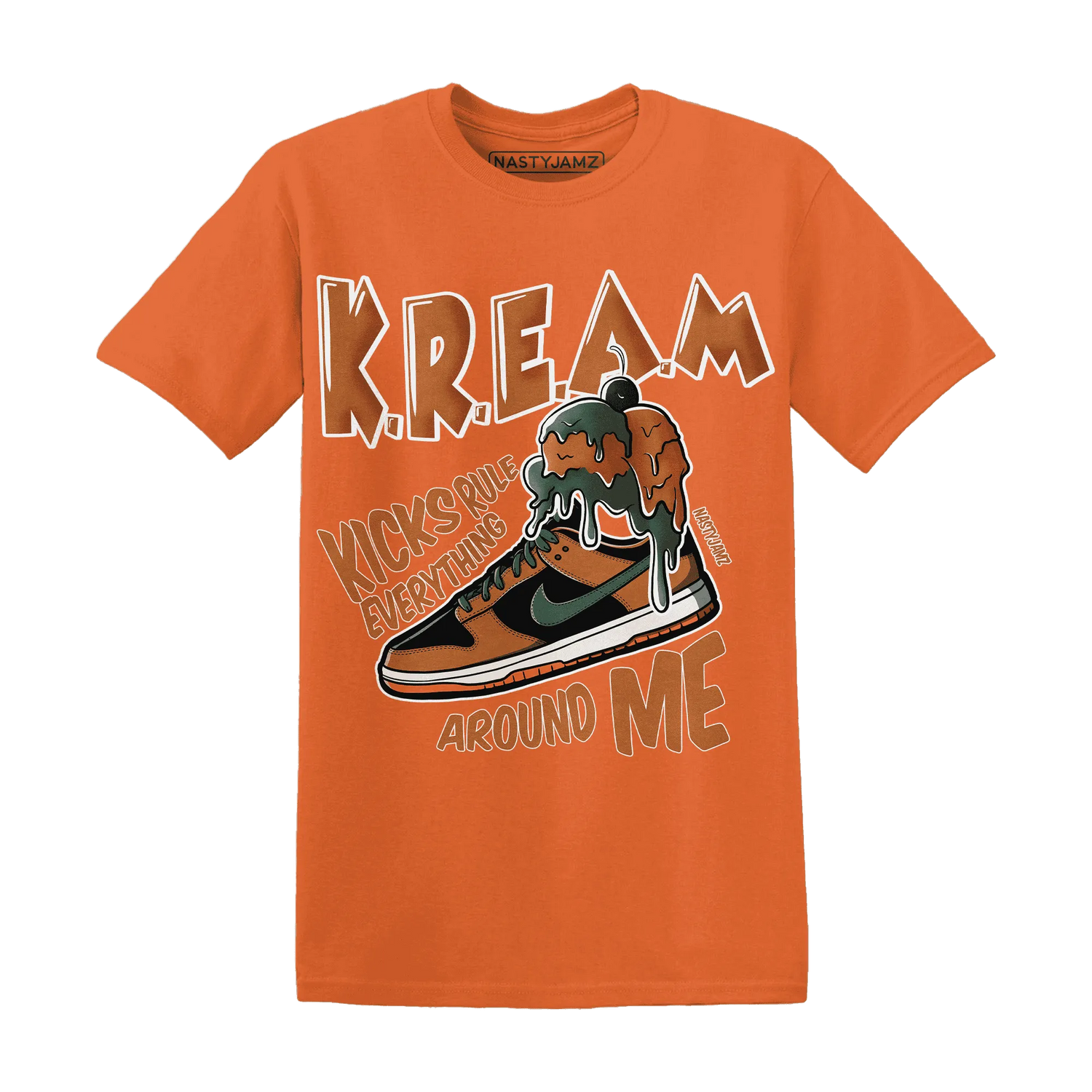 Dunk-Low-Ceramic-T-Shirt-Match-Kream-Sneaker