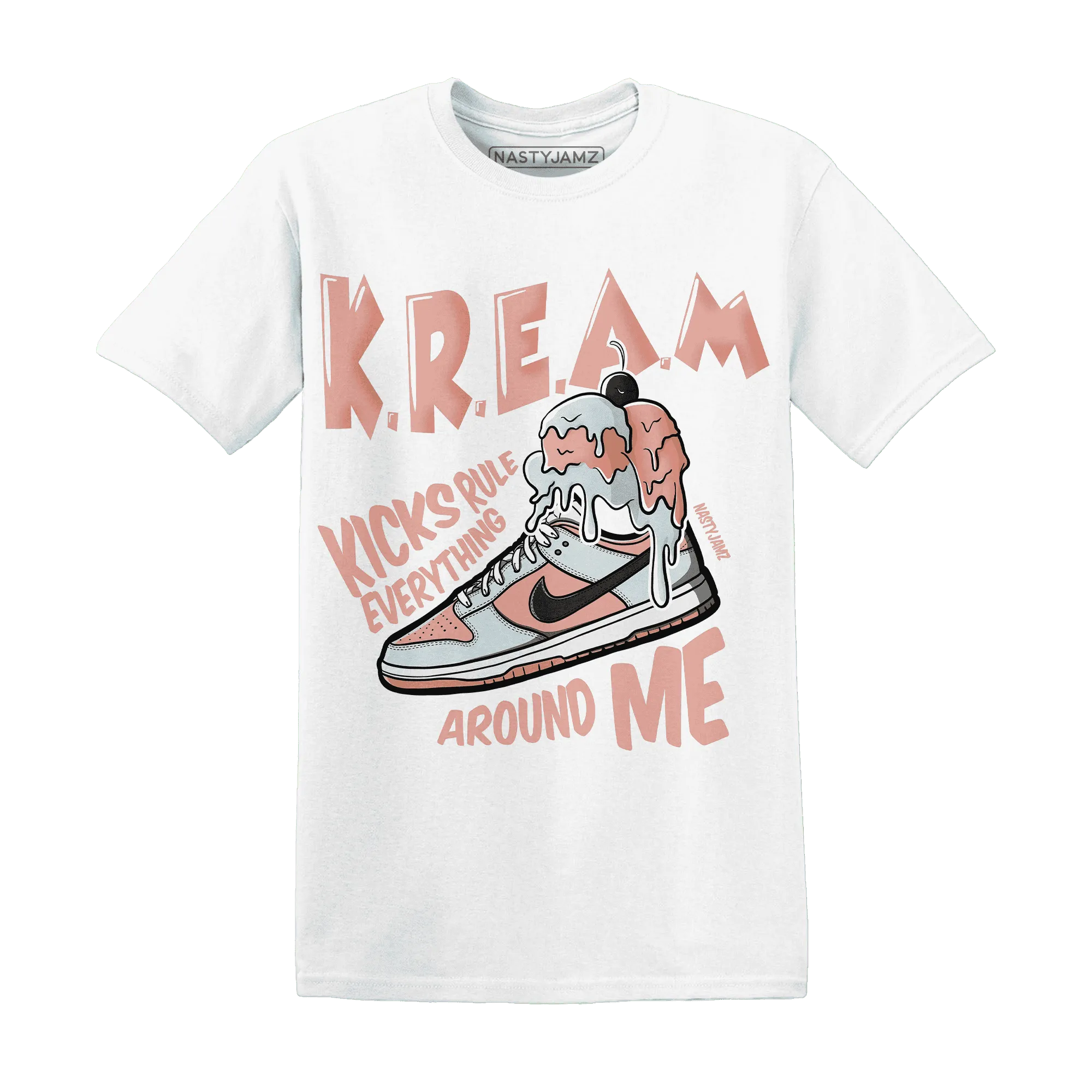 Dunk-Low-Glacier-Blue-Arctic-Orange-T-Shirt-Match-Kream-Sneaker