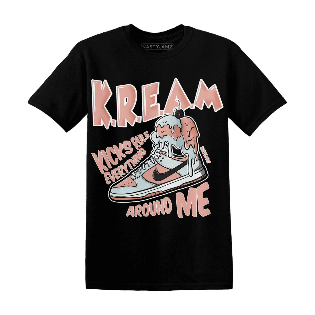 Dunk-Low-Glacier-Blue-Arctic-Orange-T-Shirt-Match-Kream-Sneaker