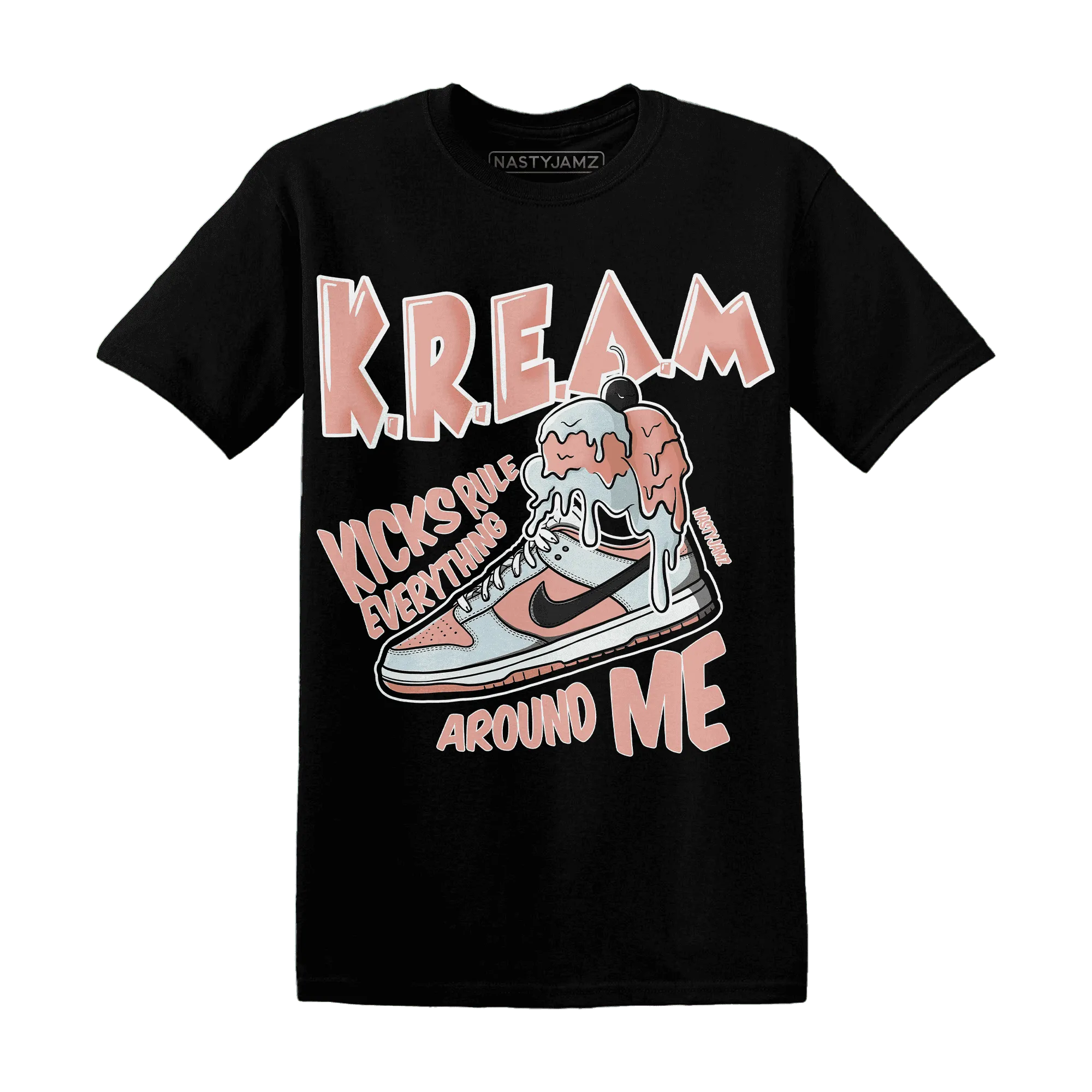 Dunk-Low-Glacier-Blue-Arctic-Orange-T-Shirt-Match-Kream-Sneaker