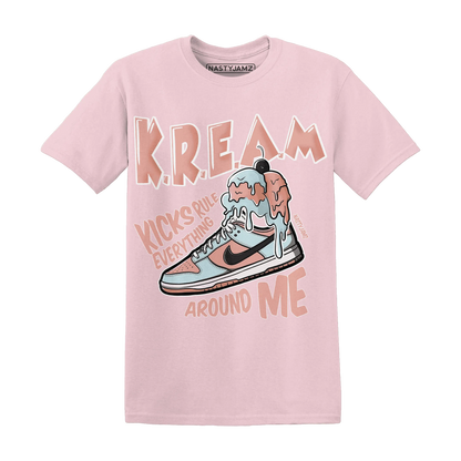 Dunk-Low-Glacier-Blue-Arctic-Orange-T-Shirt-Match-Kream-Sneaker