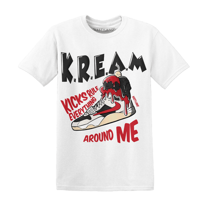 Jumman Jack University Red T Shirt Kream Sneaker - NastyJamz