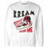 Jumman Jack University Red Sweatshirt Match Kream Sneaker - NastyJamz