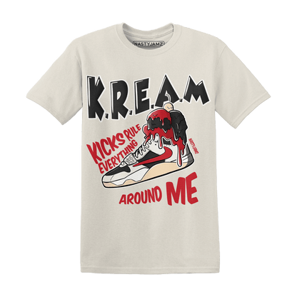 Jumman Jack University Red T Shirt Kream Sneaker - NastyJamz