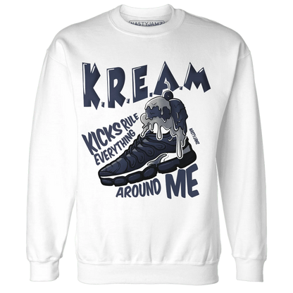 VaporMax-Plus-Midnight-Navy-White-Metallic-Silver-Sweatshirt-Match-Kream-Sneaker