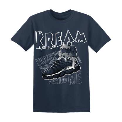 VaporMax-Plus-Midnight-Navy-White-Metallic-Silver-T-Shirt-Match-Kream-Sneaker