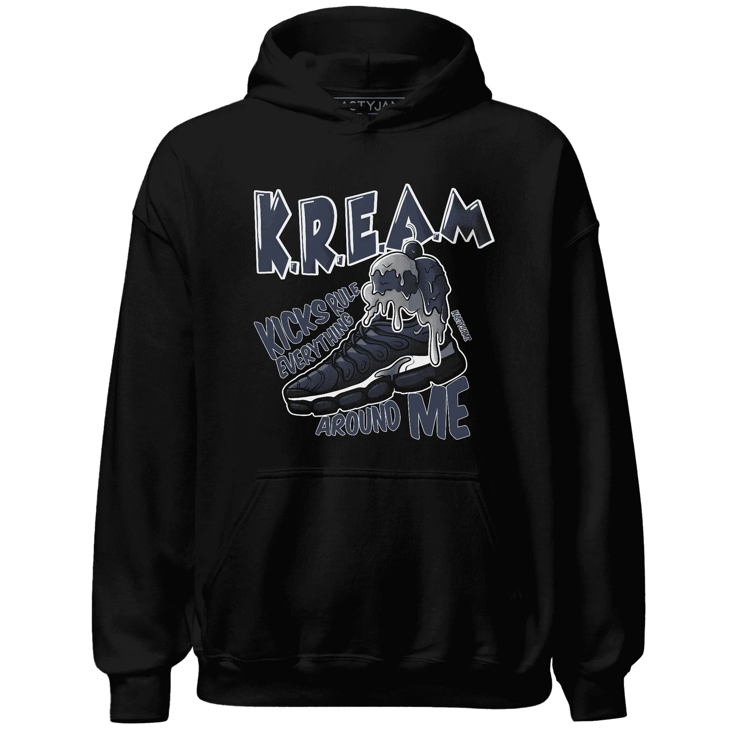 VaporMax-Plus-Midnight-Navy-White-Metallic-Silver-Hoodie-Match-Kream-Sneaker