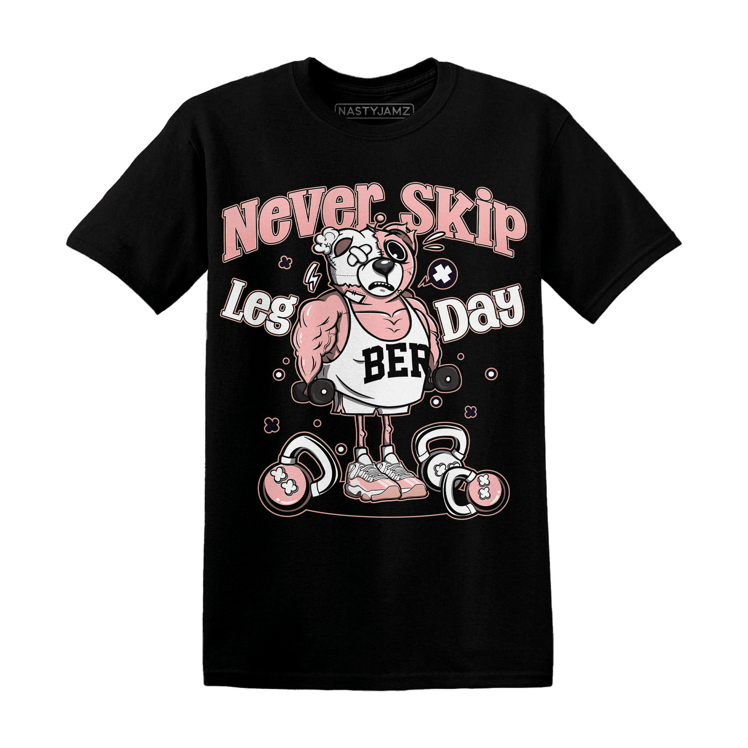 Low Legend Pink 11s T Shirt Match Leg Day BER - NastyJamz