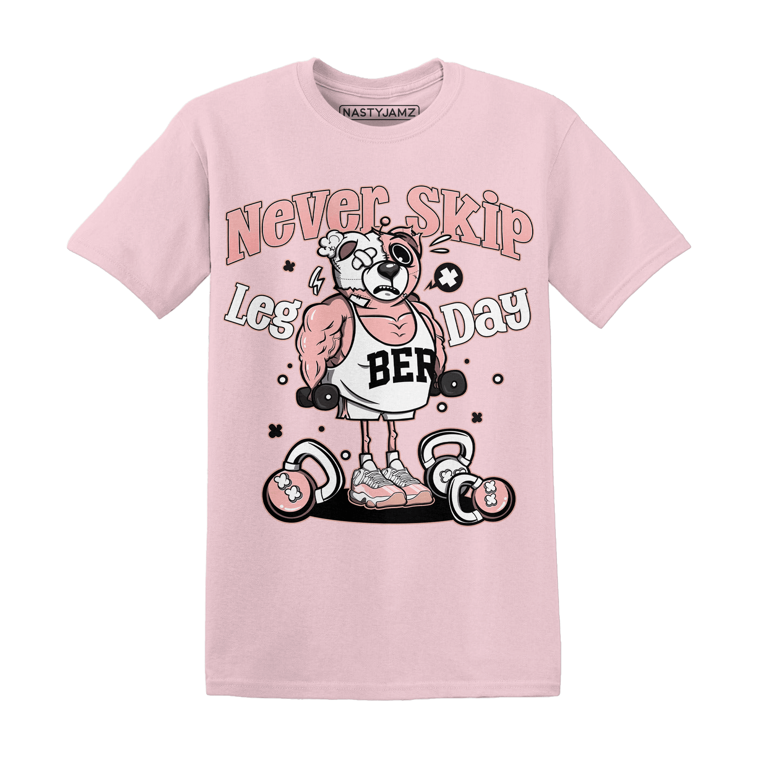 Low Legend Pink 11s T Shirt Match Leg Day BER - NastyJamz