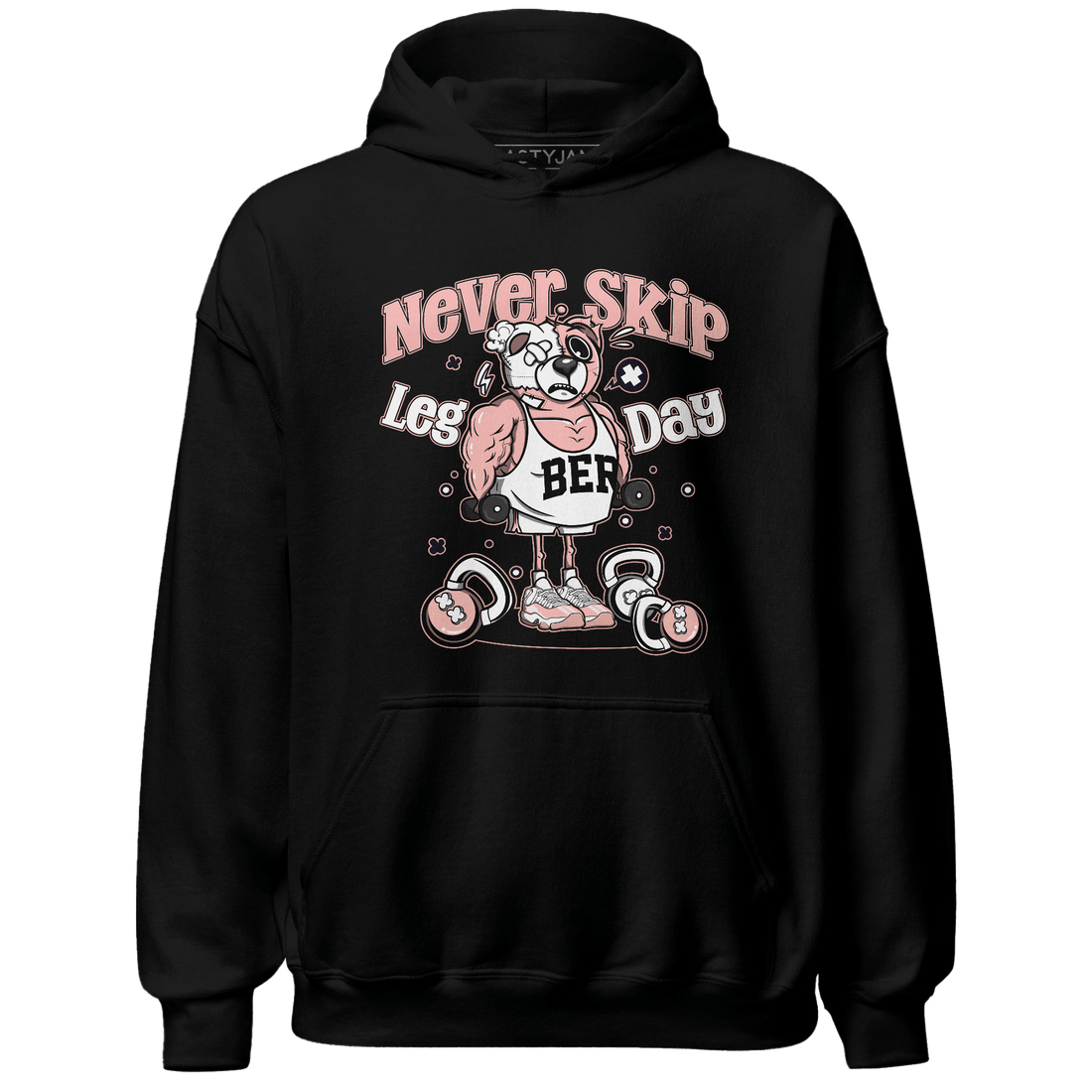 Low Legend Pink 11s Hoodie Match Leg Day BER - NastyJamz