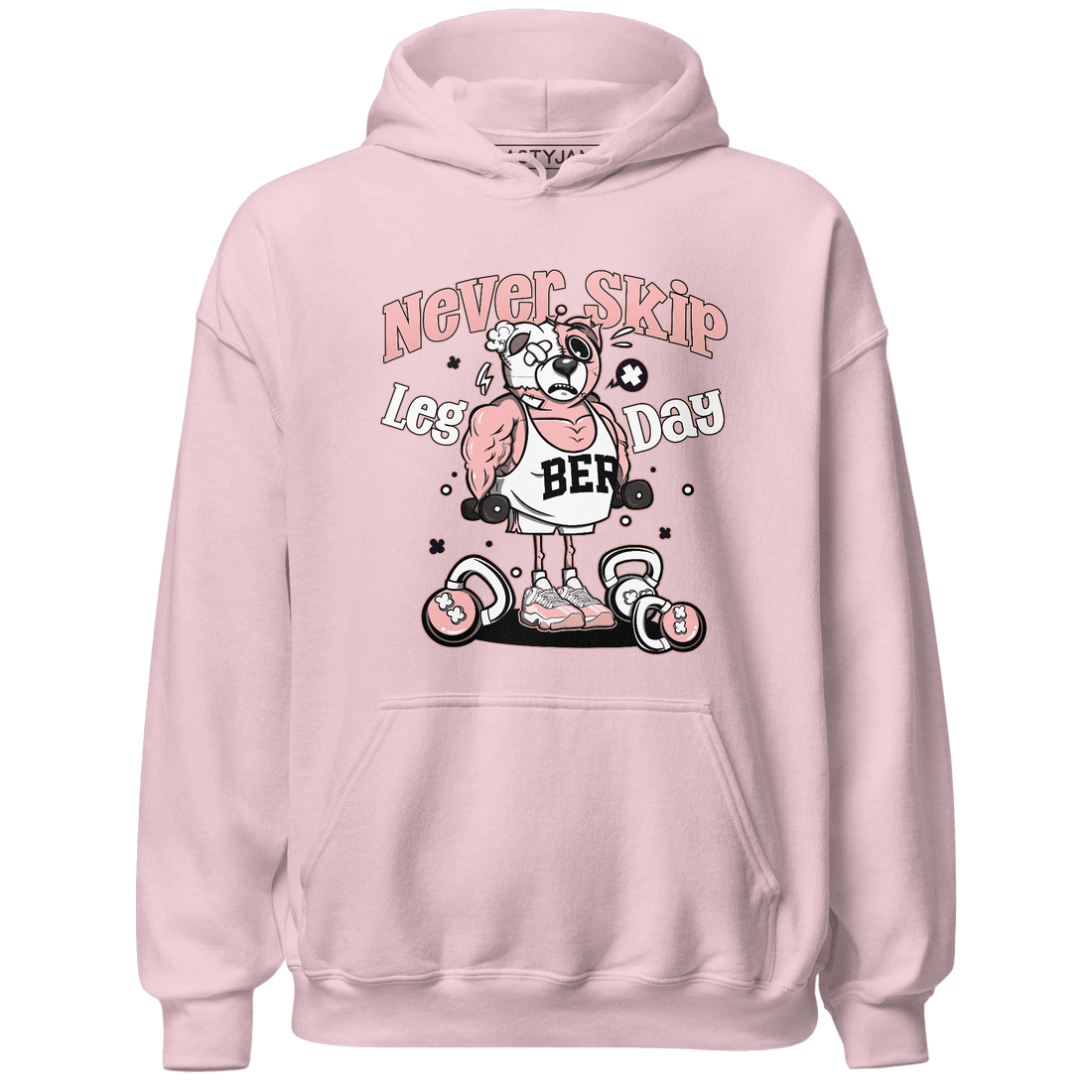 Low Legend Pink 11s Hoodie Match Leg Day BER - NastyJamz