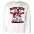 Retro Red Taxi 12s Sweatshirt Match Leg Day BER - NastyJamz