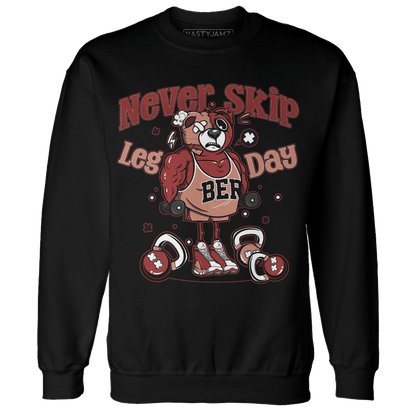 Dune Red 13s Sweatshirt Match Leg Day BER - NastyJamz