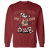 Dune Red 13s Sweatshirt Match Leg Day BER - NastyJamz