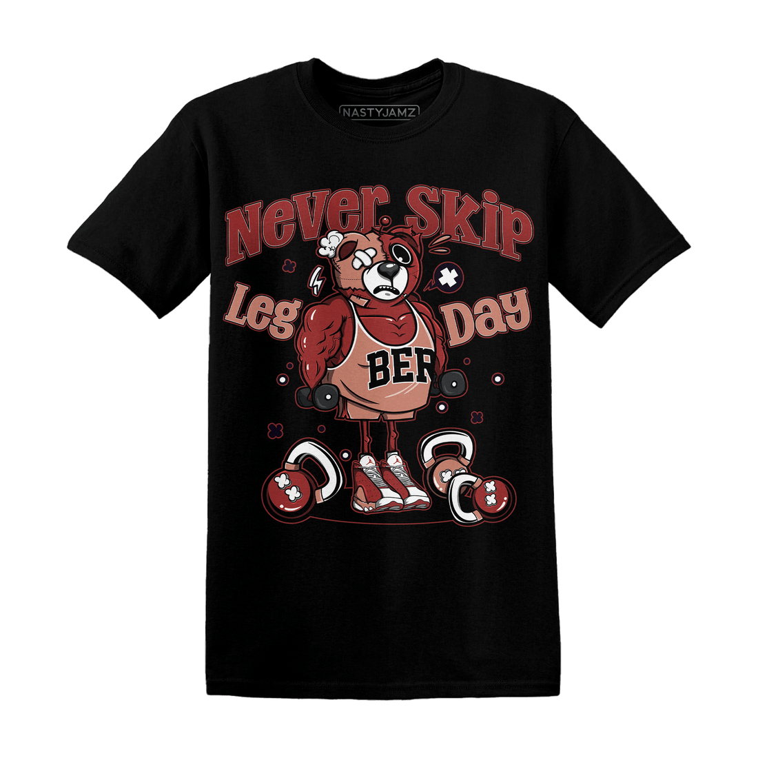 Dune Red 13s T Shirt Match Leg Day BER - NastyJamz