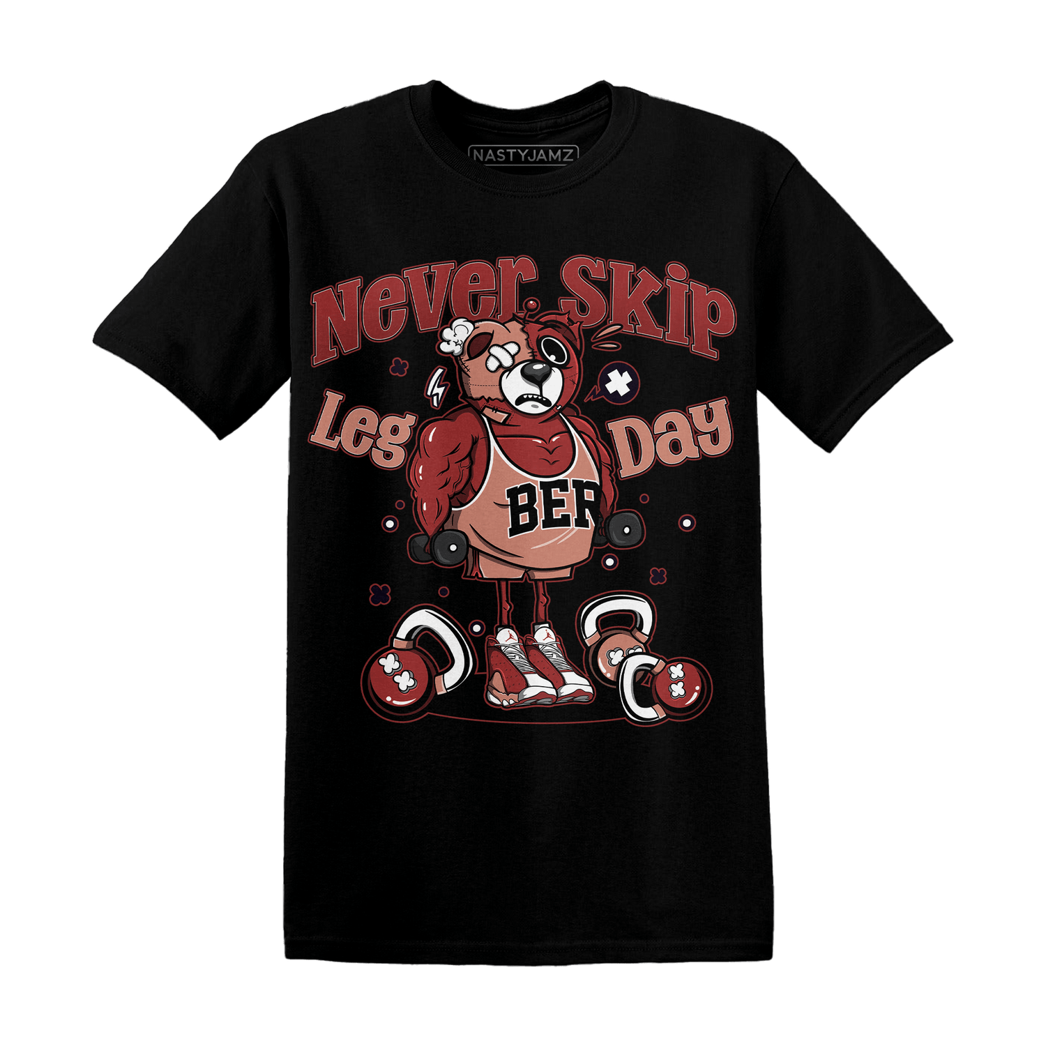 Dune Red 13s T Shirt Match Leg Day BER - NastyJamz