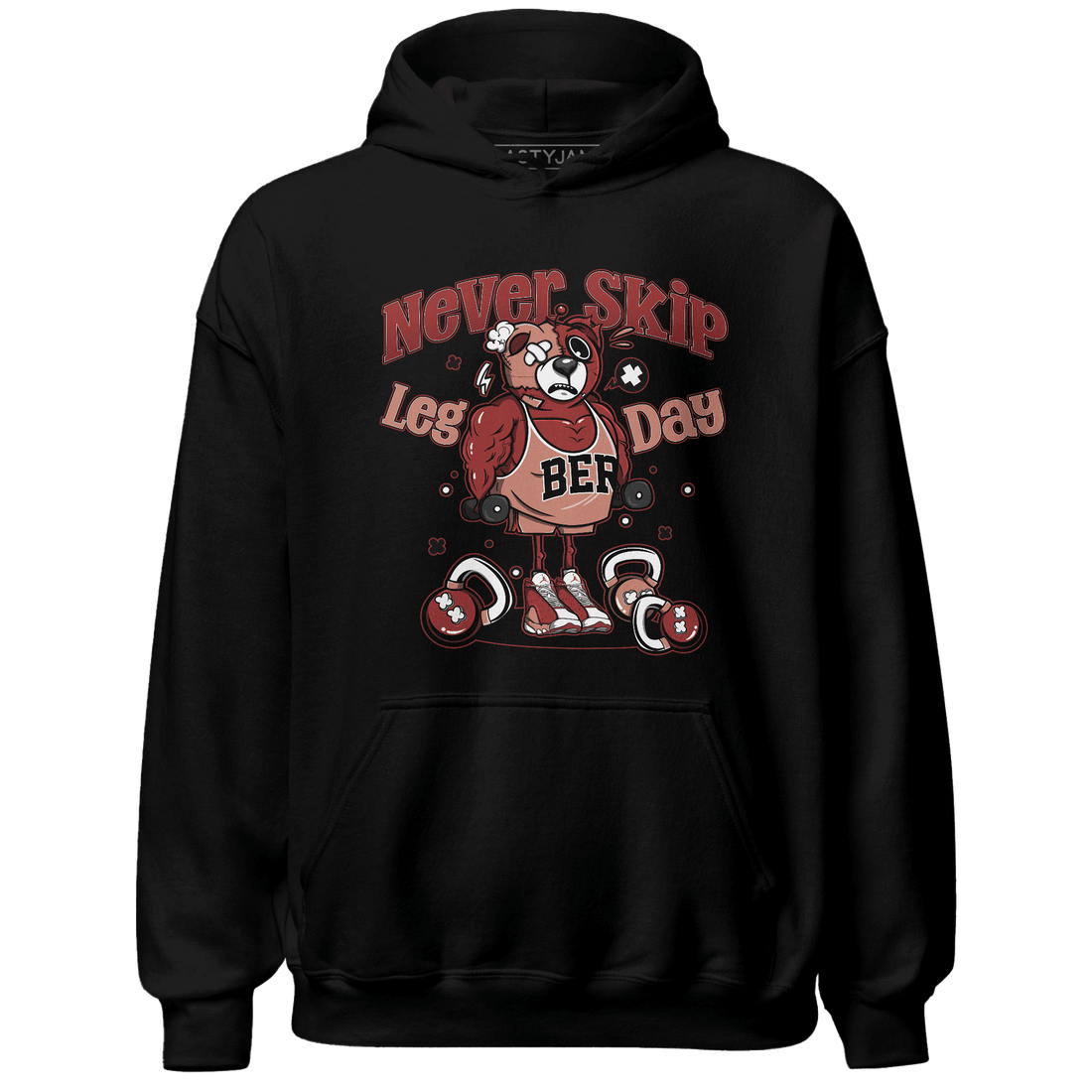 Dune Red 13s Hoodie Match Leg Day BER - NastyJamz