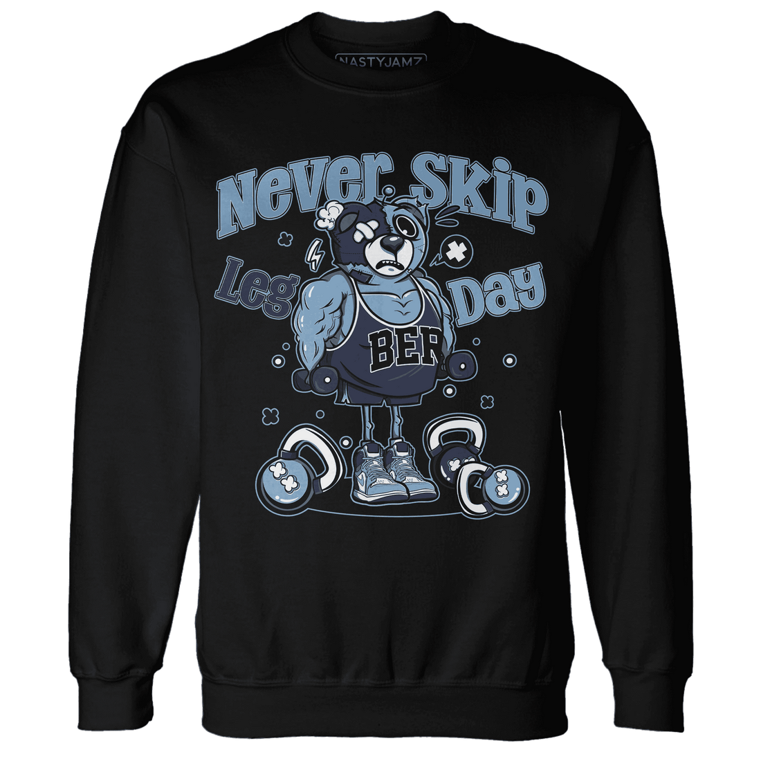 First In Flight 1s Sweatshirt Match Leg Day BER - NastyJamz