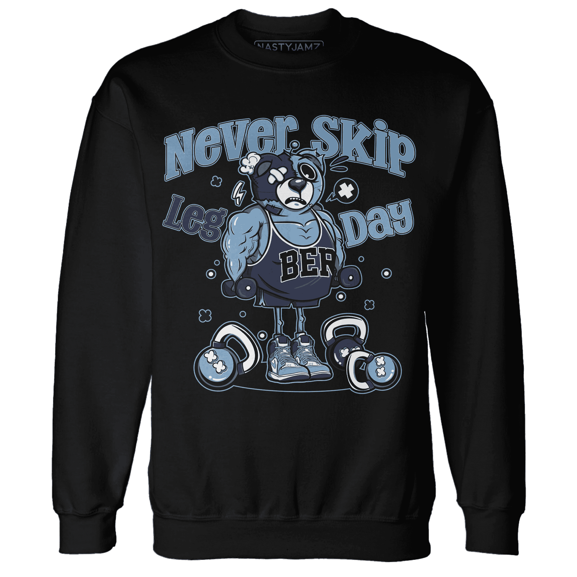 First In Flight 1s Sweatshirt Match Leg Day BER - NastyJamz