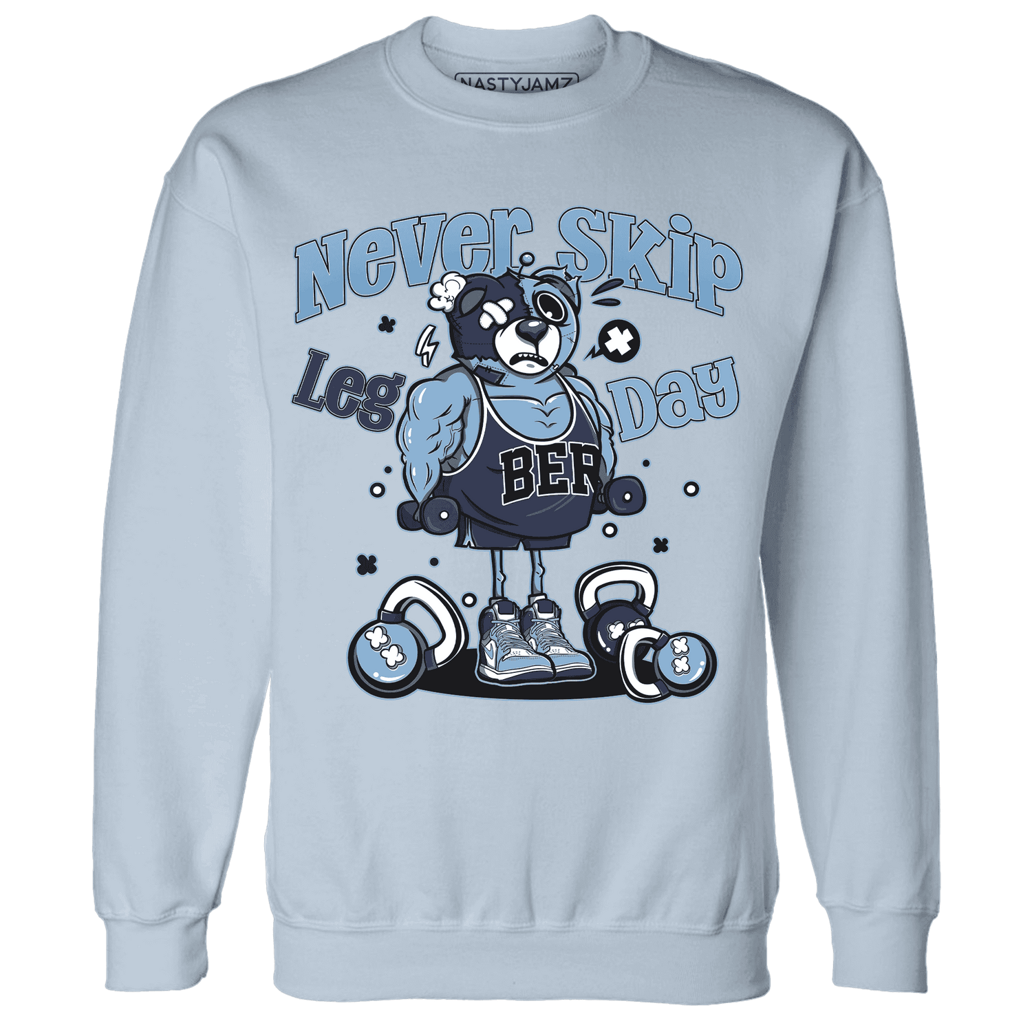 First In Flight 1s Sweatshirt Match Leg Day BER - NastyJamz