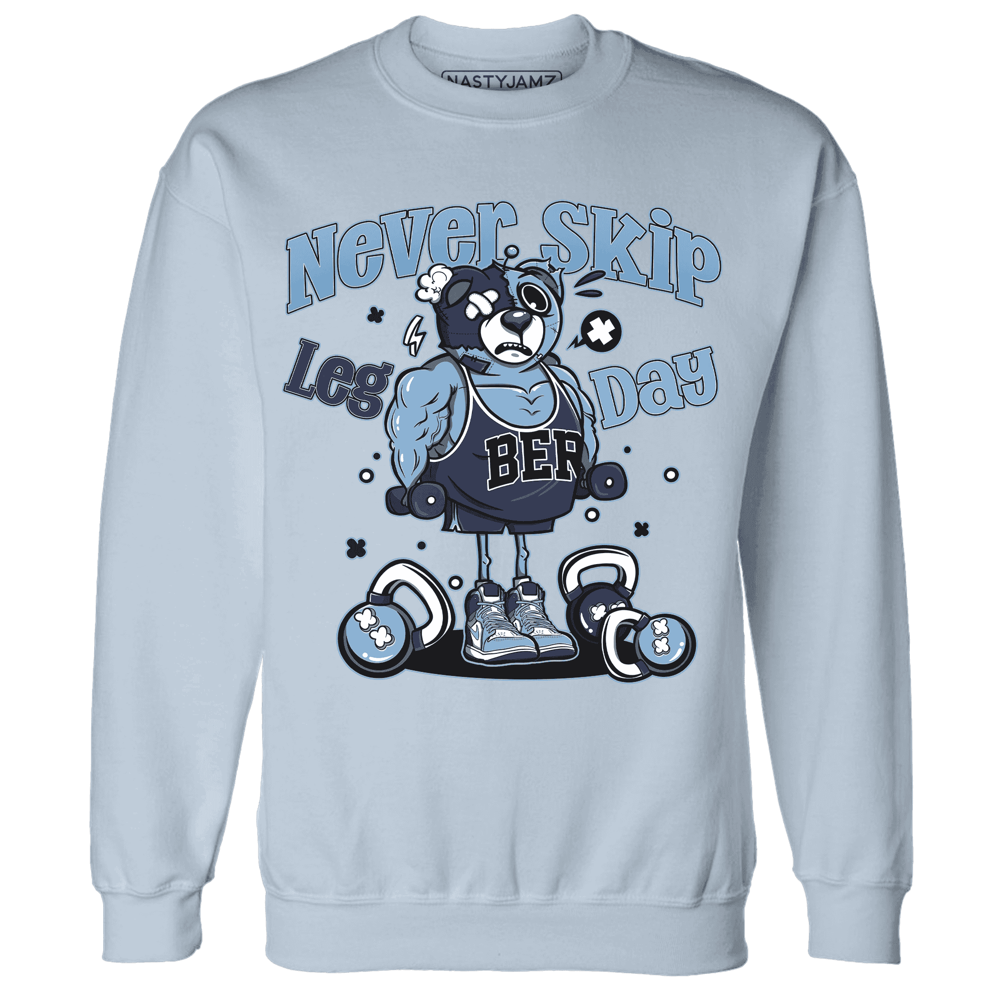 First In Flight 1s Sweatshirt Match Leg Day BER - NastyJamz