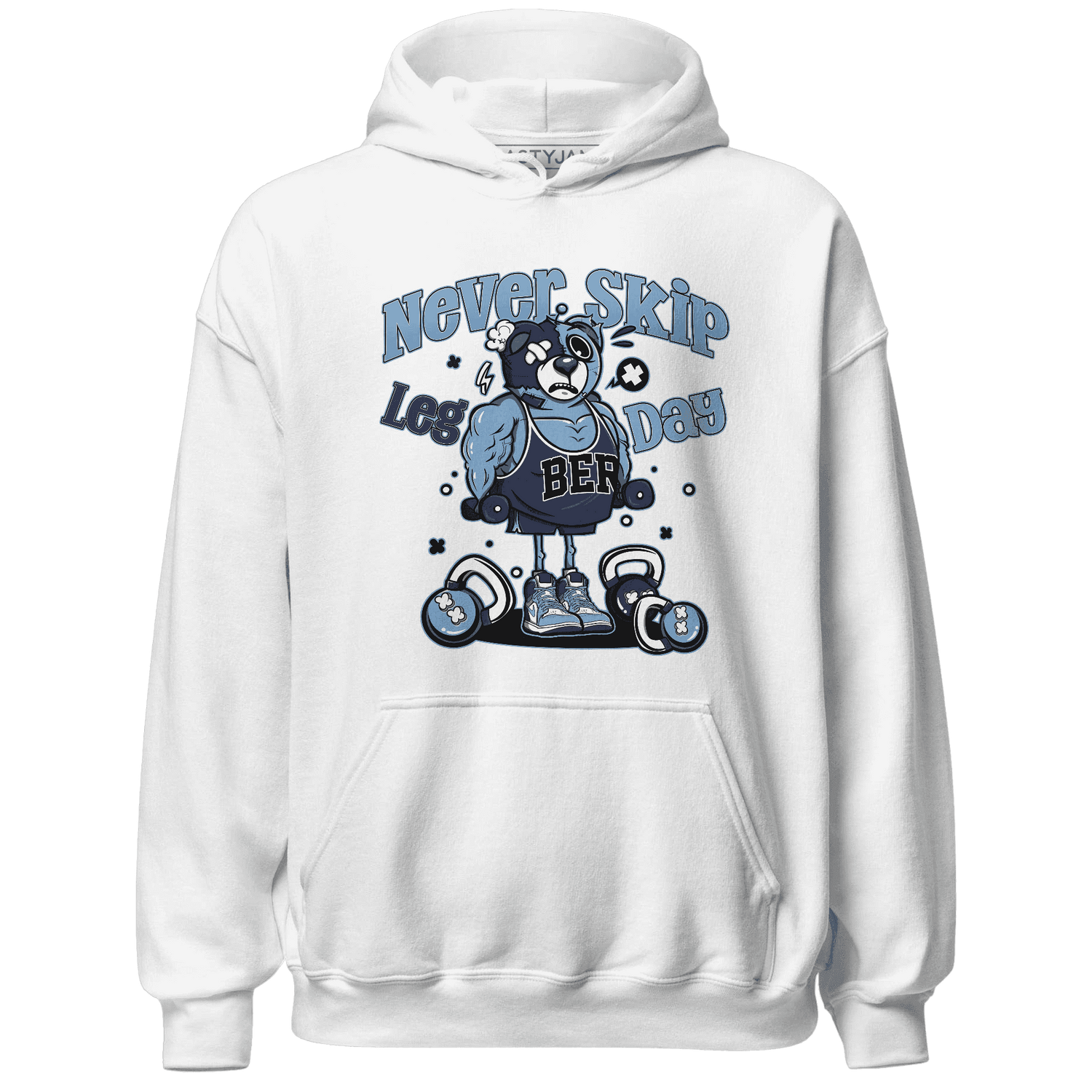 First In Flight 1s Hoodie Match Leg Day BER - NastyJamz