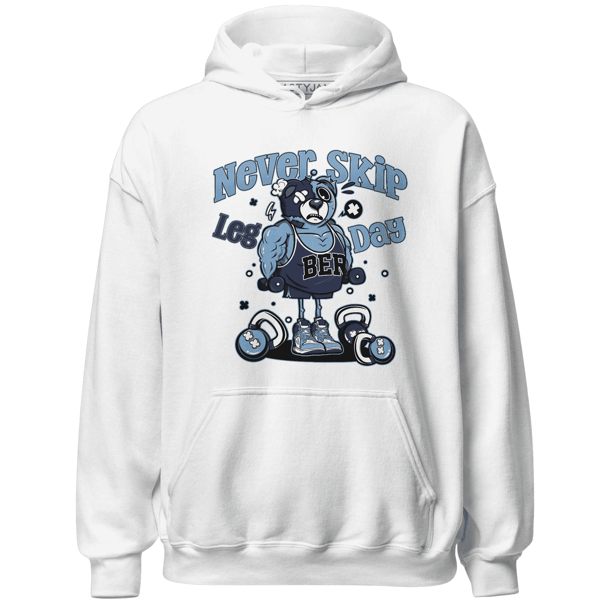 First In Flight 1s Hoodie Match Leg Day BER - NastyJamz