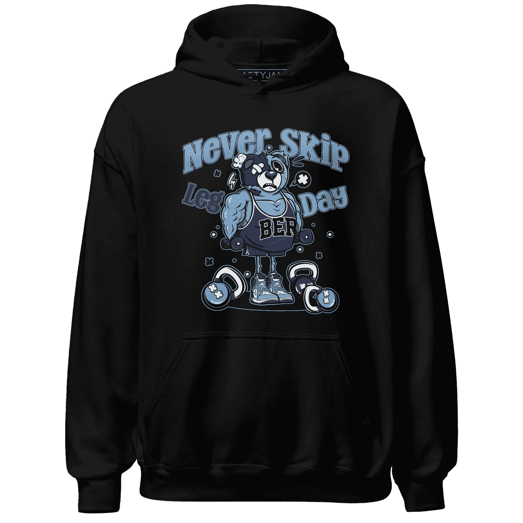 First In Flight 1s Hoodie Match Leg Day BER - NastyJamz